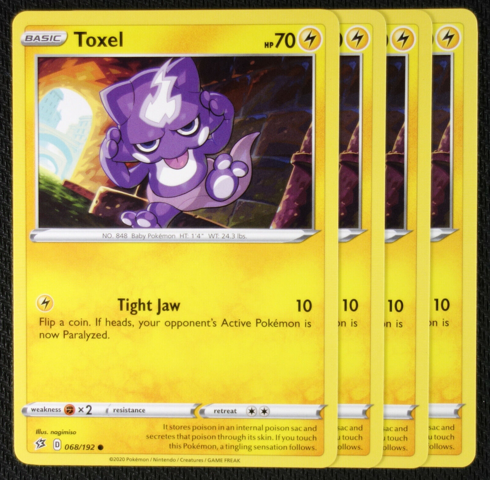 Toxel pokemon card value