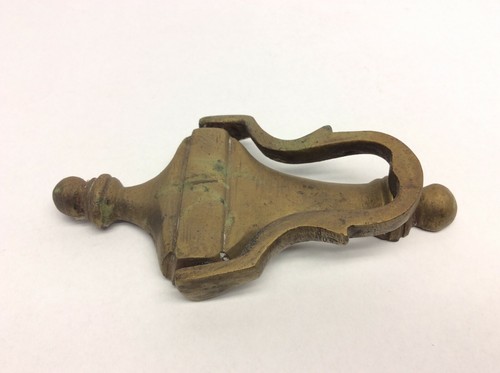 Antique Old Brass Metal Small Mini Miniature Door Knocker Handle Hardware - Picture 2 of 12