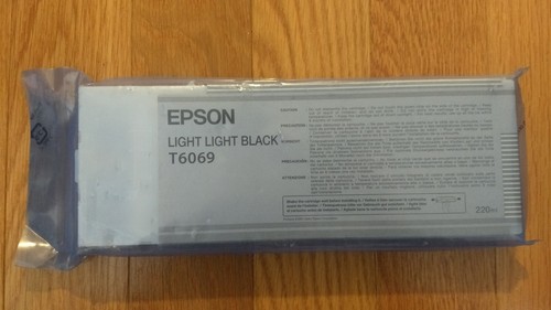 2021 Genuine Epson T6069 Light Light Black Ink Stylus Pro 4800 4880 220ml Sealed - 第 1/1 張圖片