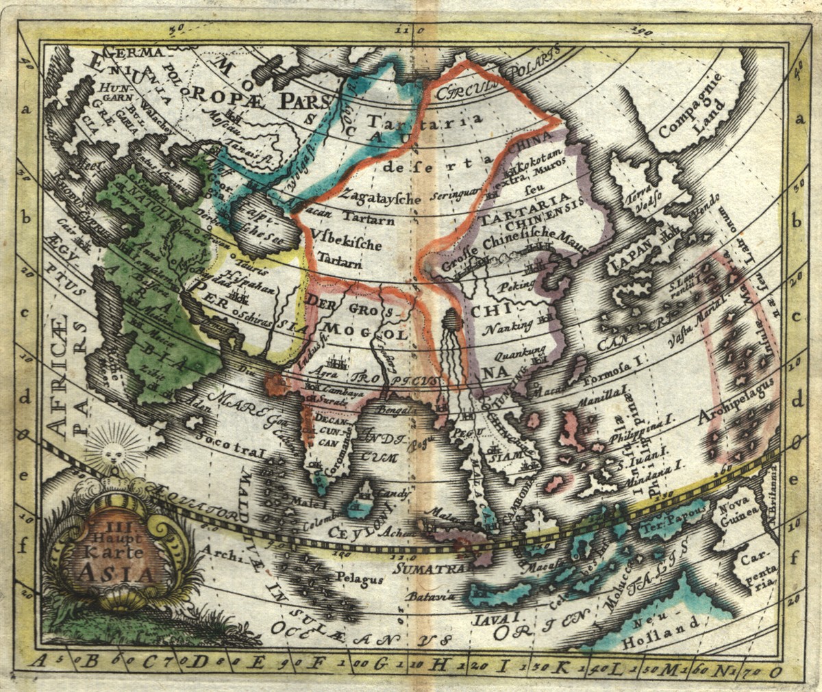 アジア図　Asien nach den neusten und besten アジア図 Asien nach den neusten und besten