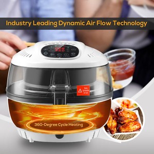 7-4QT-Electric-1700W-Oil-Less-Air-Fryer-Timer-and-Temperature-Control-White