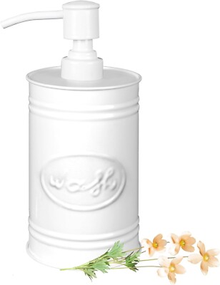 Autumn Alley Farmhouse White Soap Dispenser - Farmhouse Bathroom Decor