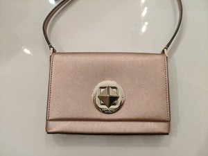 rose gold shoulder bag