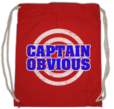 Captain Obvious Turnbeutel Fun Geek Nerd Lehrer Informatiker Informatik Gamer