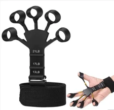 Finger Strength Trainer Grip Strength Exerciser Forearm Power Trainer 13 17 21Lb