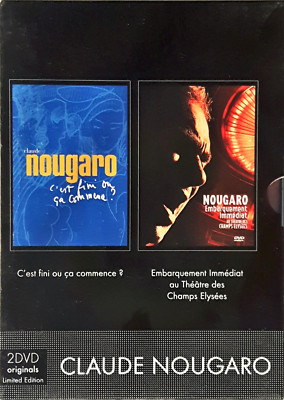 Claude Nougaro C'est fini ou ca commence Embarquement Immediat ( 2 Dvd Set)