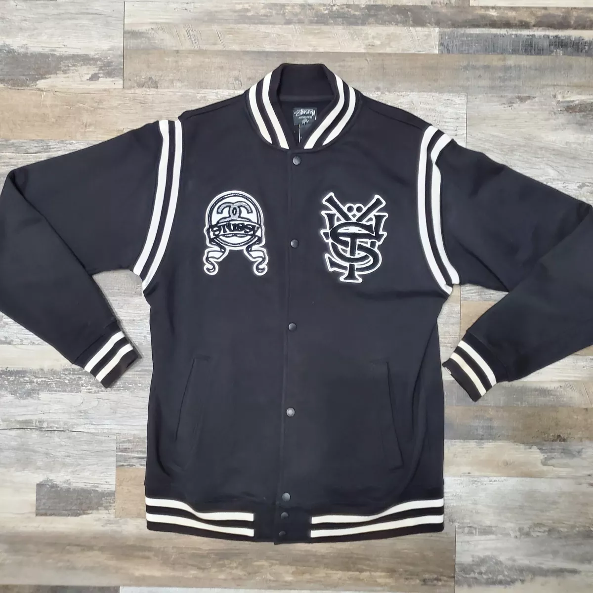 Stussy Varsity College Jacket Big Logo Size M