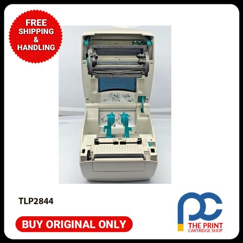 Zebra TLP2844 Thermal Label Barcode Shipping Printer 2844-10300-0001 USB Serial - 第 3/5 張圖片