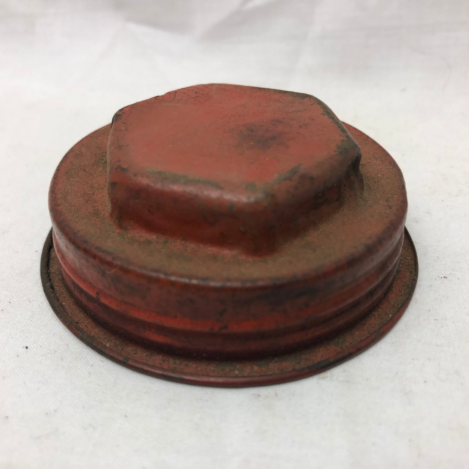 Vintage Metal Gas Can Cap ONLY Red eBay