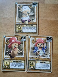 One Piece Sammelkarte Glucklicher Chopper Wunder Elch Glucksender Elch Ebay