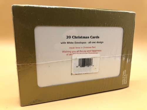 VTG Elegant Christmas Greeting Cards Box of 20 + Envelopes Sunshine Art Studios - Picture 5 of 6