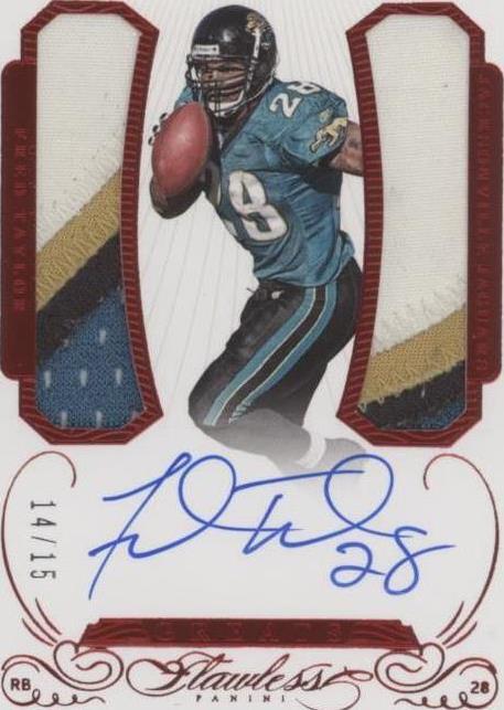 2015 Panini Flawless Fred Taylor #GPDA-FT - 1 of 2