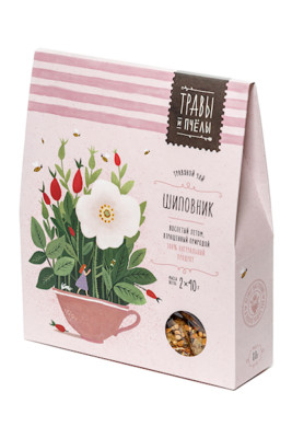 Травы и Пчелы  ШИПОВНИК кожура Herbs and bees Herbal Tea ROSEHIP Loose 80g
