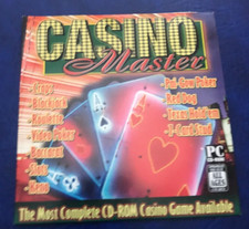 Vintage 2004 Casino Master Game Software On CD By Centron Sealed in Box