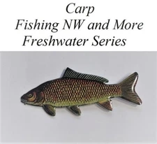 Carp Hat or Lapel Pin - Freshwater Series