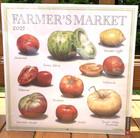 Farmer's Market 2021 Calendar COLLECTIBLE Art of John Burgoyne