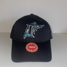 Florida Miami Marlins Youth Hat Cap Baseball Black Adjustable MLB Kids