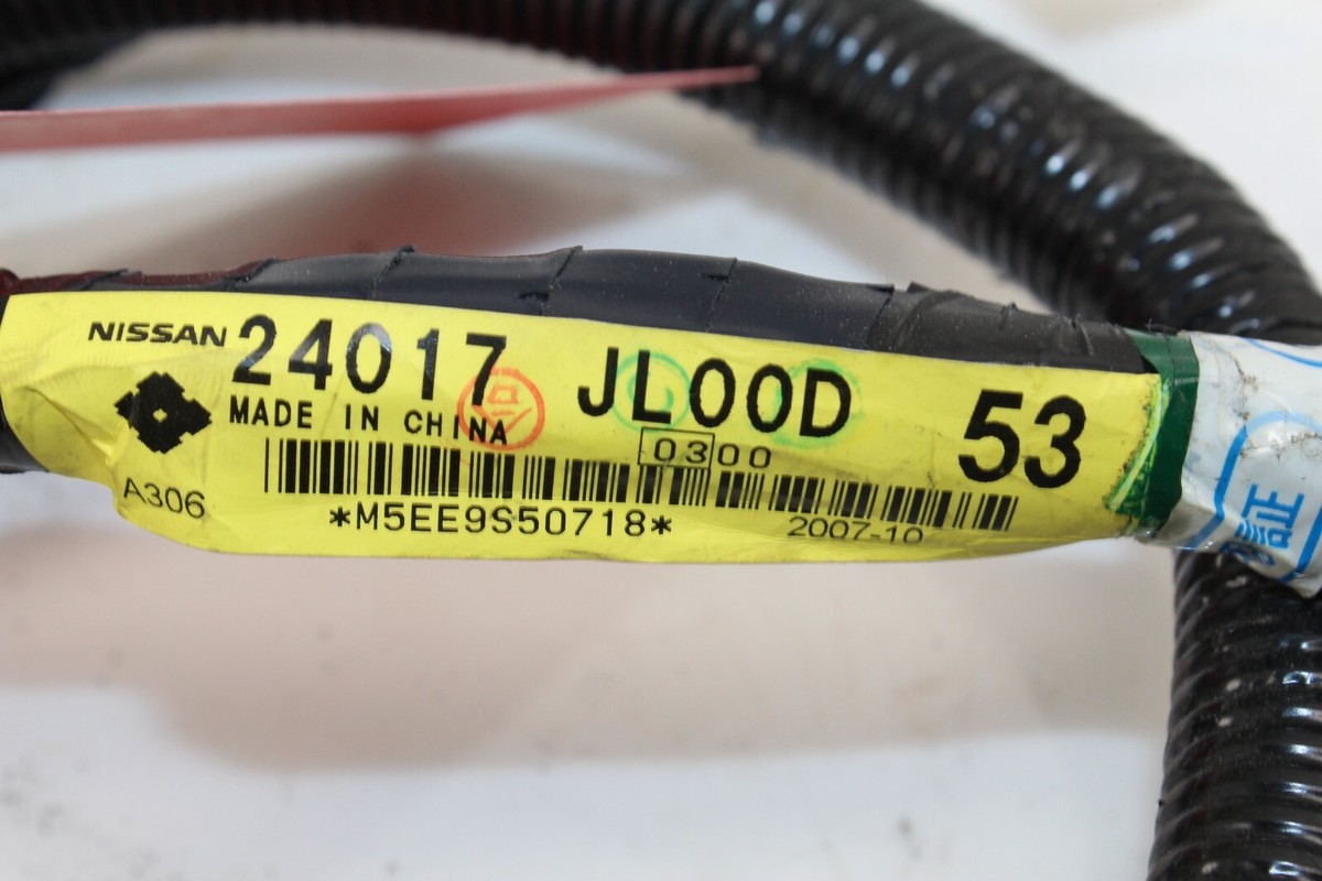 2008-2009 Infiniti G37 Coupe Sub Body Wiring Harness 24017