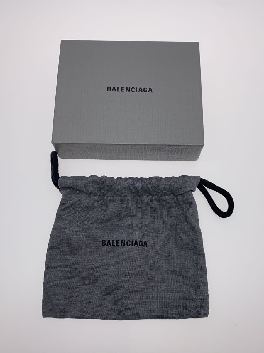 BALENCIAGA Card Case Leather Black All-over Pattern thumbnail 5