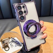 Shockproof Magnetic Stand Case For Samsung S25 FE S24 S23 S22 S21 Ultra Plus