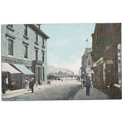 Dunoon Argyle Street, Argyllshire Postkarte von Chas L. Reis, unbenutzt