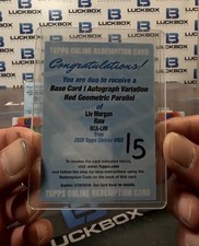 2026 Topps Chrome WWE Liv Morgan Red Geometric Auto Redemption /5 SSP 