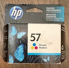 2-Pack Genuine HP 57 Tri-Color Ink Cartridges C6657A New Sealed