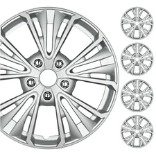 BDK 16 Inch Hubcaps Set of 4 – OEM Replacement Snap-On Wheel Rim Covers - Uni...