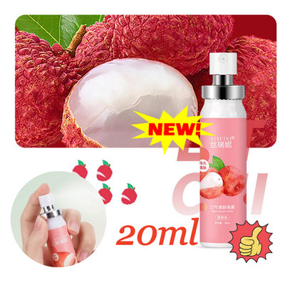 20ml Mouth Freshener Grape Peach Flavor Deodorant Spray Fresh- Breath New