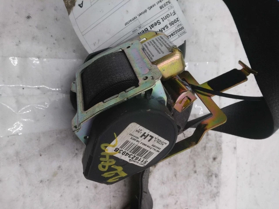 Cinturón de seguridad delantero cubo asiento conductor retractor se adapta 05-06 SANTA FE 591221 Foto 2 de 4