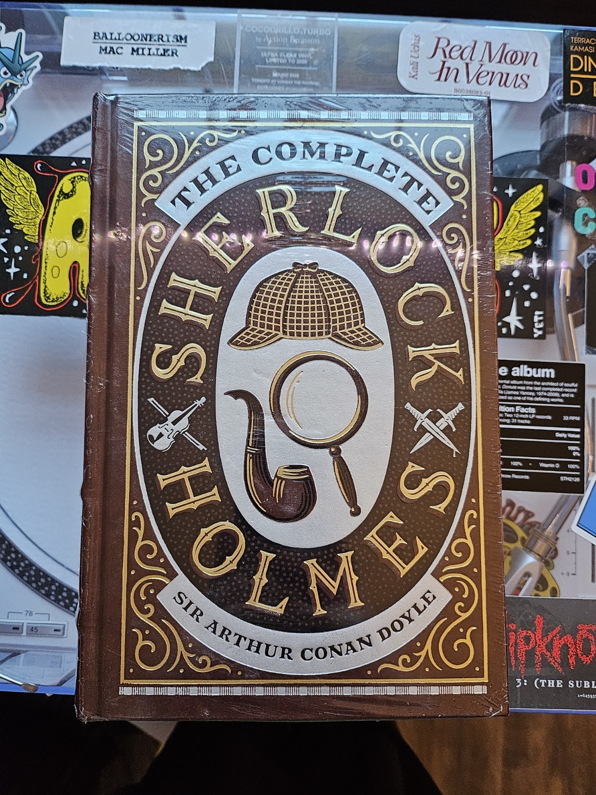 BampN Complete Sherlock Holmes Leather Bound Hardcover by Arthur Conan Doyle  