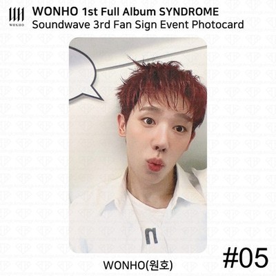 WONHO 1st Full Album SYNDROME Soundwave 3rd Fan Sign Event