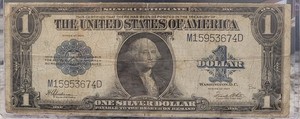 1923 $1 One Dollar Silver Certificate Horse Blanket Series