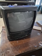 Sansui TV VCR Combo 13" CRT Retro VHS Player No Remote COM3101A