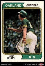 1974 Topps #264 Joe Rudi Athletics 5 - EX