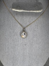 The Faith Of A Mustard Seed Vintage Christian Necklace Gold Tone