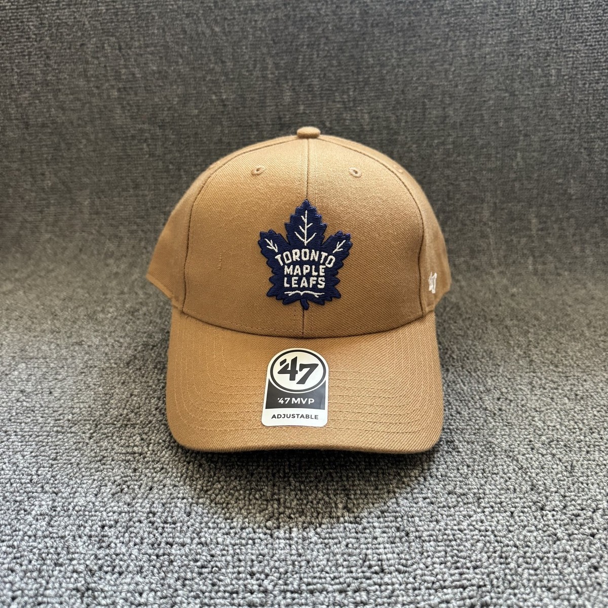 '47 Brand Toronto Maple Leafs MVP Strapback Tan OSFA NHL Hat