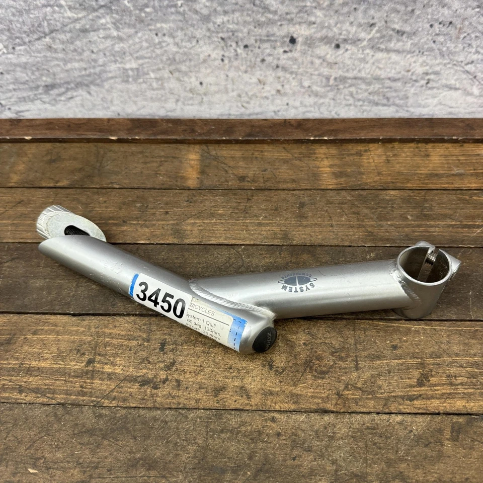 Vintage Quill Riser Stem Trek 25.4mm Quill Clamp 1 1/8 Threaded Gravel Dirt Drop - Image 4 of 4