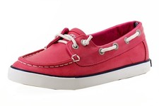 Nautica Girl's Bujama Missy Fuchsia Fashion Slip On Boat Shoes