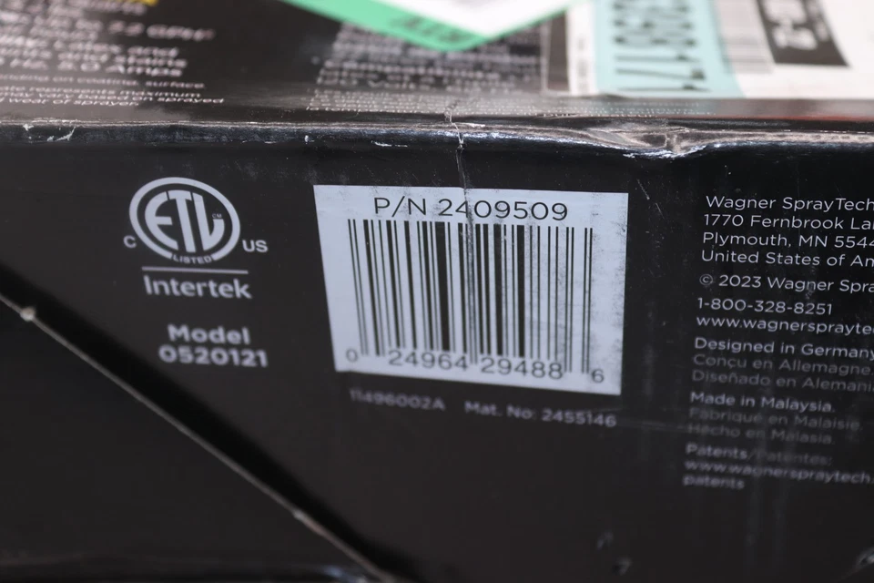 Pulverizador de pintura Wagner ideal para paredes cobertizos cercas y más 24095809 - usado Foto 2 de 4