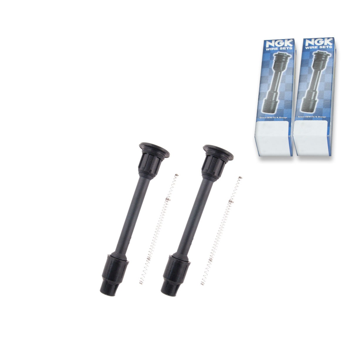 2 pc NGK 58944 CPB-N006 Ignition Coil Boots for SPP76E SPP76 SPB139 727439 mn