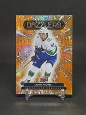 2022-23 Upper Deck Series 1 Orange Dazzlers (SP) Quinn Hughes #DZ-43 Canucks USA
