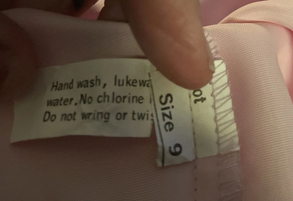 Vestido Victoriano Recreación Disfraz Volantes Cuello Rosa/Lavanda Talla 9 Foto 2 de 4