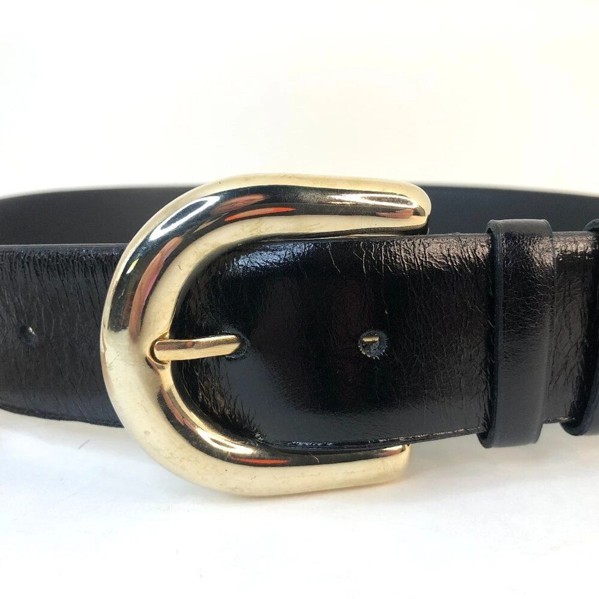 Zara Black Leather Sash Belt with Gold Buckle 90cm NEW NWT NWT Zara Black Leather Women main image 4