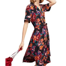 Maeve Floral Button Down Shirtdress Size Medium