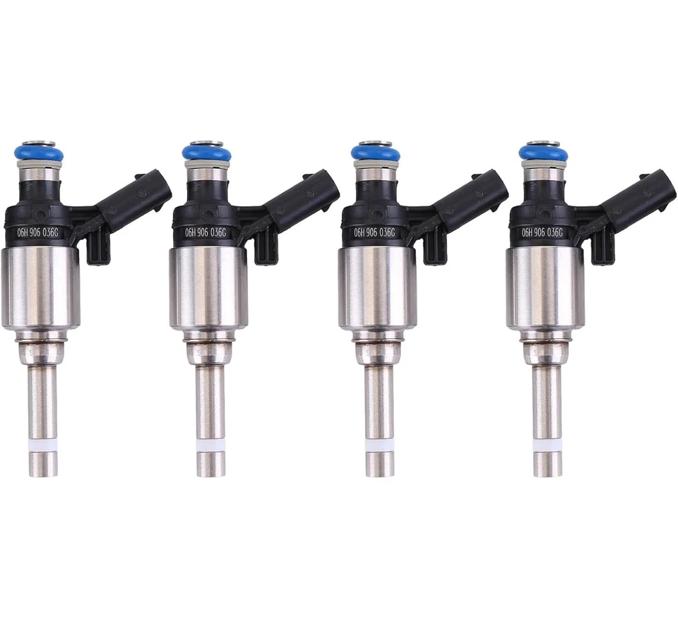 4pcs Fuel Injectors For Audi A4 TT VW Jetta Golf CCTA 2.0T Turbo 06H906036G NEW - Image 2 of 4