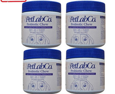 4 Pack PetLab Co Probiotic Soft Chew for Dogs Digestive Support - NEW