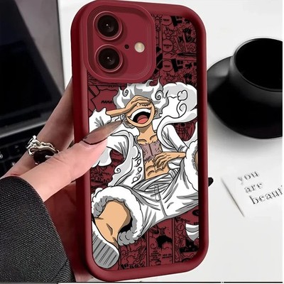 Anime Luffy Comic Phone Case For iPhone 17 16E 16 15 14 13 12 11 Plus Pro Max X