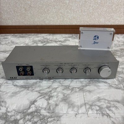 Akai DS-5 Tape Deck Wahlschalter Einheit Silber Gebraucht JAPAN
