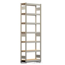 Archivregal, Aktenregal, Steckregal / 2.500 x 875 x 300 mm, 7 Holzböden a 250 kg